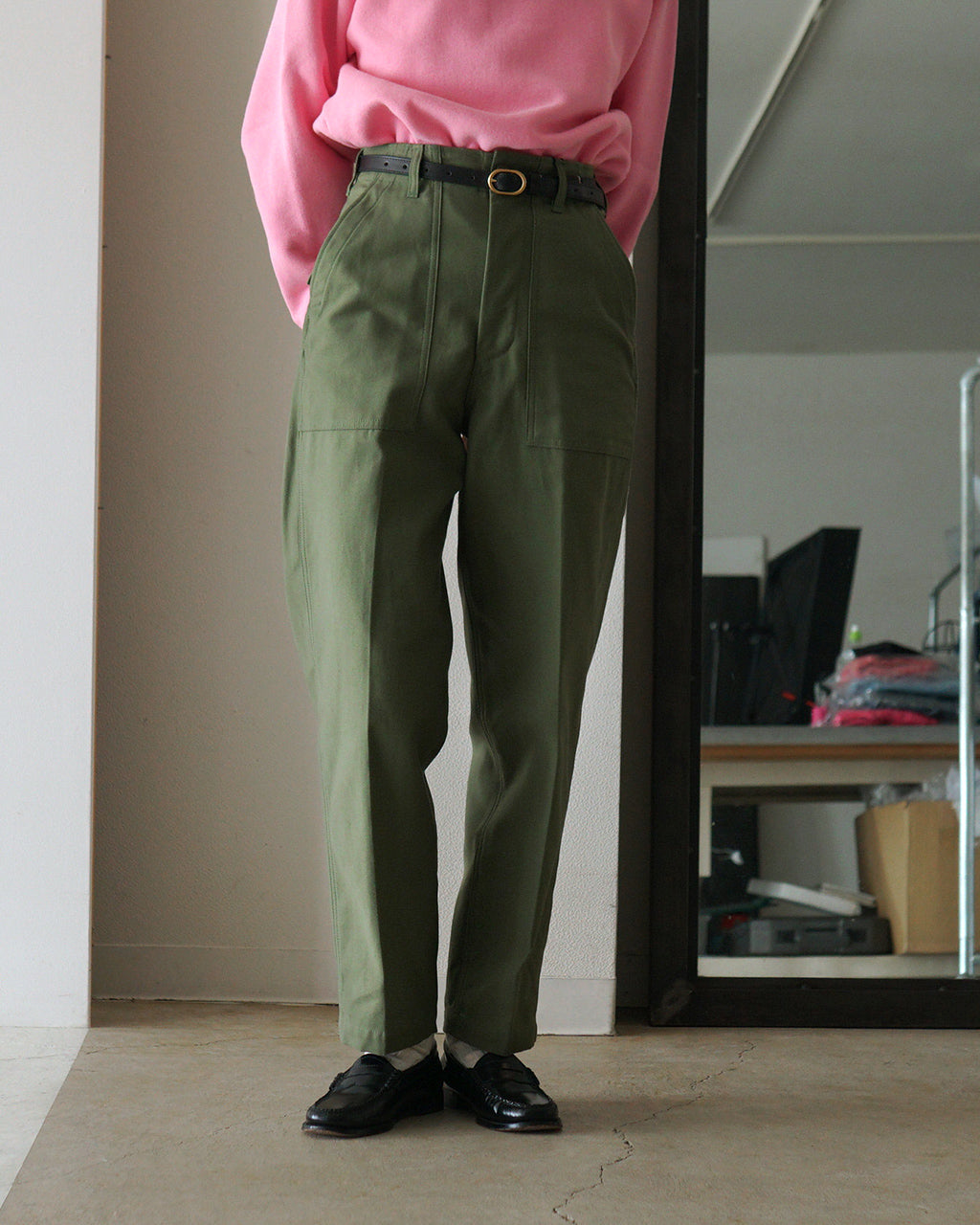 シンゾーン THE SHINZONE ベイカーパンツ BAKER PANTS ハイウエスト  