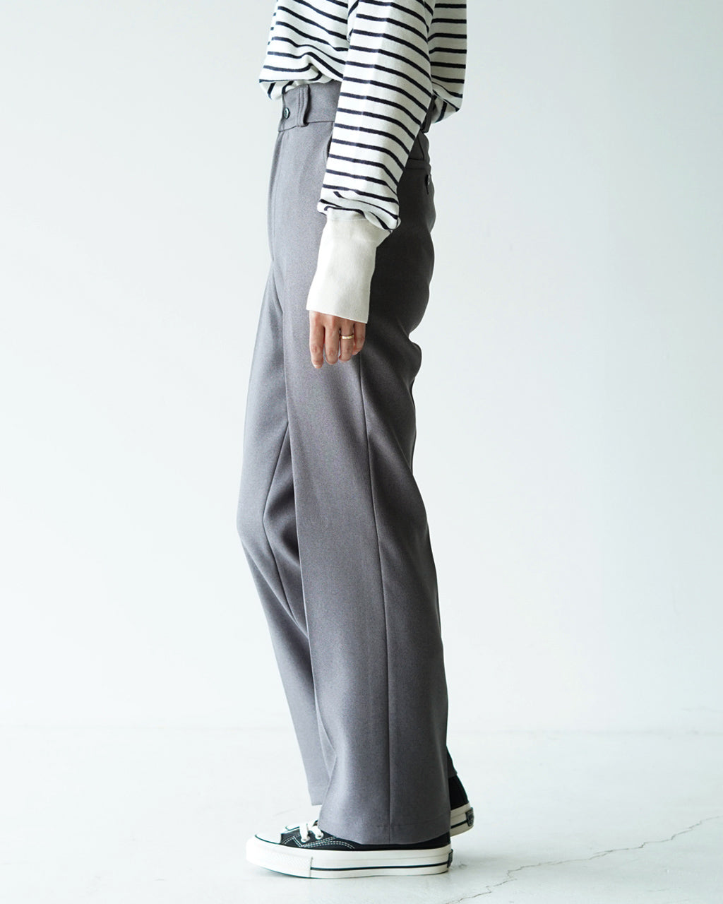 【アウトレット!30%OFF】CENTER PRESS PANTS スラックス 17SMSPA16