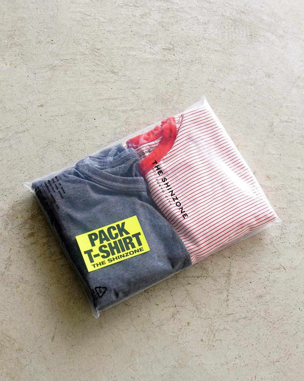 THE SHINZONE シンゾーン ショートスリーブTシャツ 2枚セット PACK TEE パックT 半袖 ホワイト ブラック レッド ボーダー ソリッド 20SMSCU66 【送料無料】【クーポン対象外】