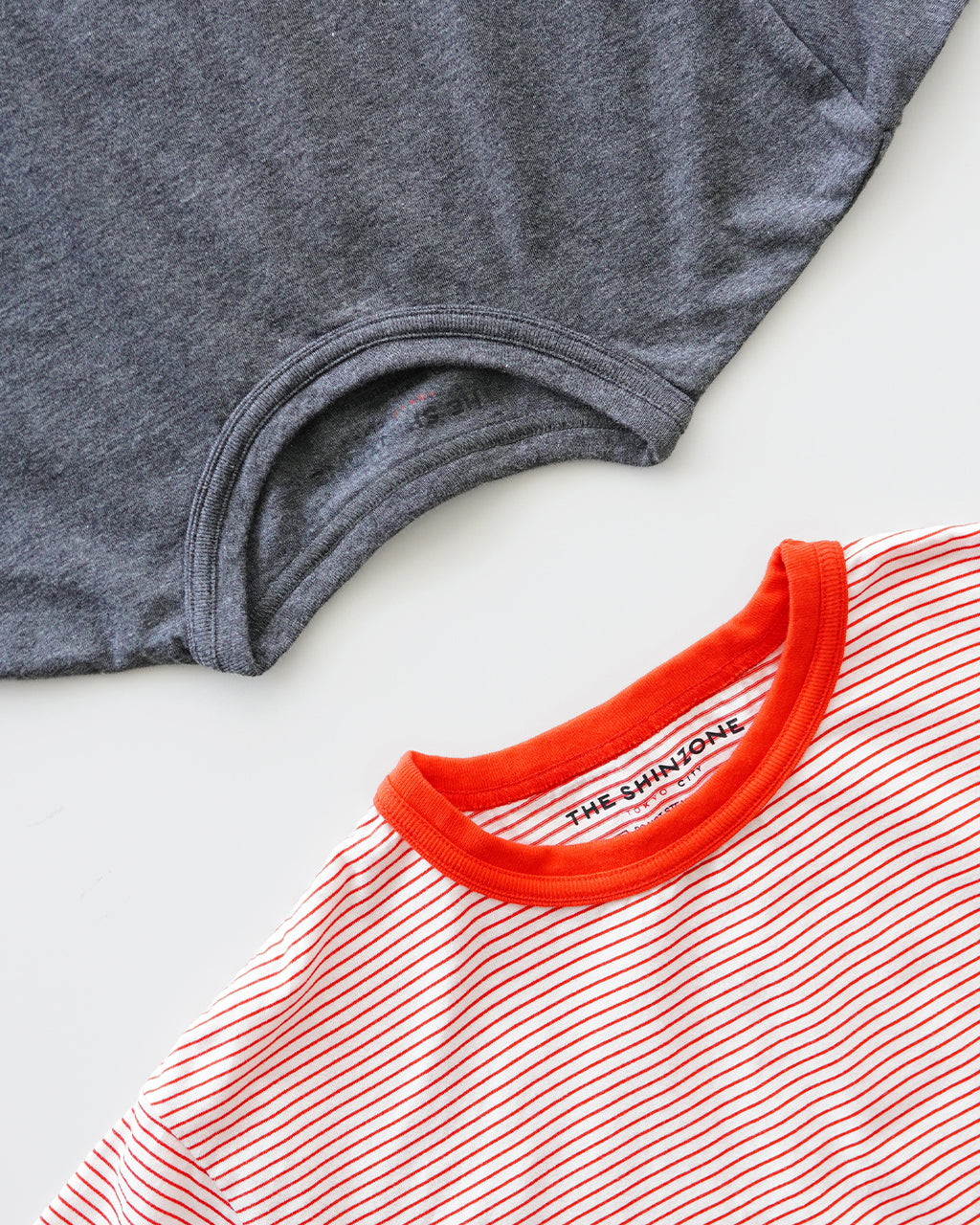 THE SHINZONE シンゾーン ショートスリーブTシャツ 2枚セット PACK TEE パックT 半袖 ホワイト ブラック レッド ボーダー ソリッド 20SMSCU66 【送料無料】【クーポン対象外】