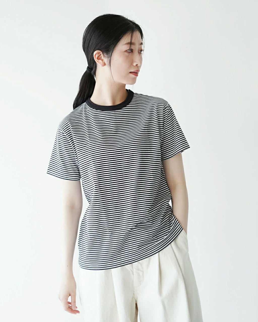 ショートスリーブTシャツ 2枚セット PACK TEE パックT 半袖 ホワイト ブラック レッド ボーダー ソリッド 20SMSCU66