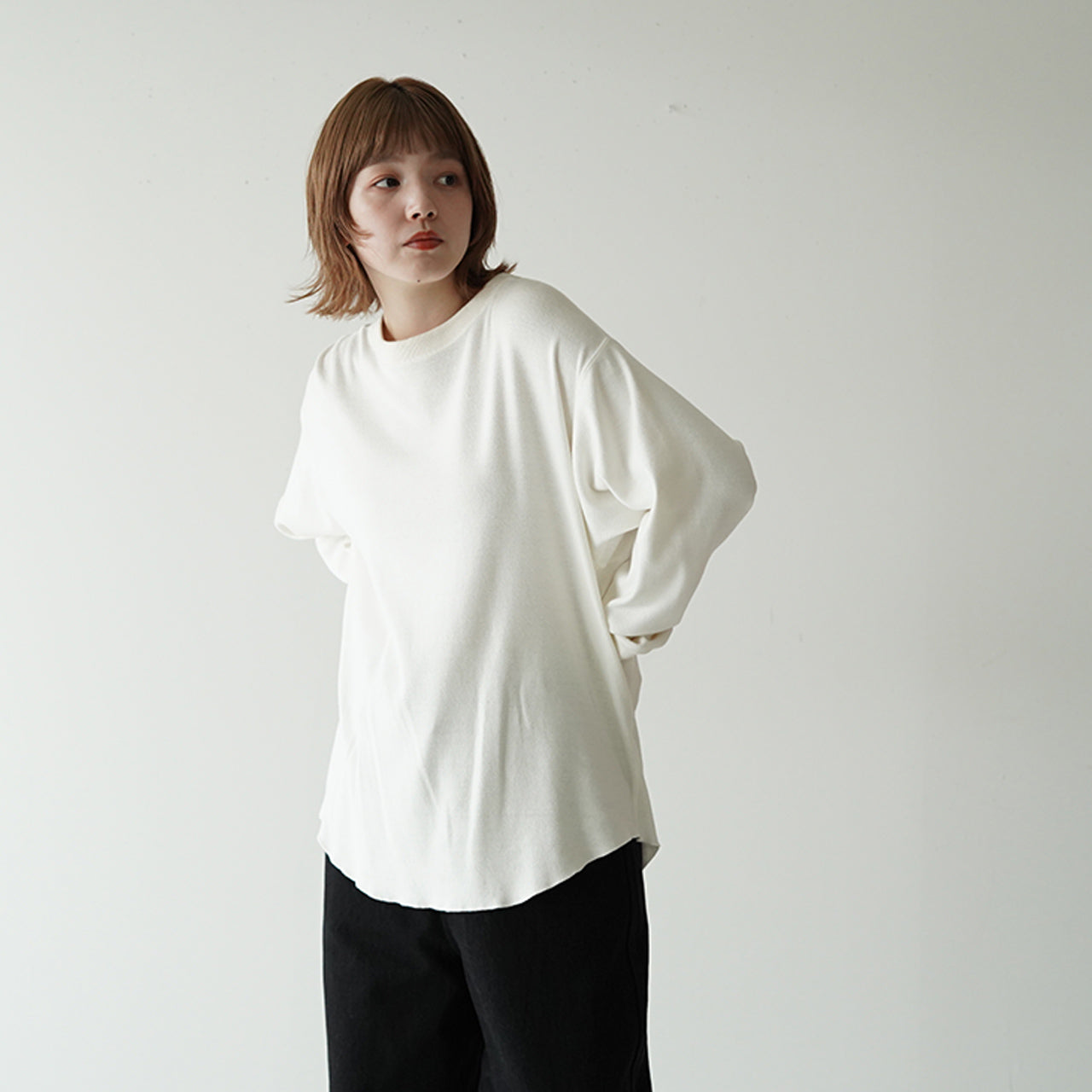 ミリタリー プルオーバー MILITARY PULLOVER 長袖 クルーネック カットソー Tシャツ 21SMSCU02