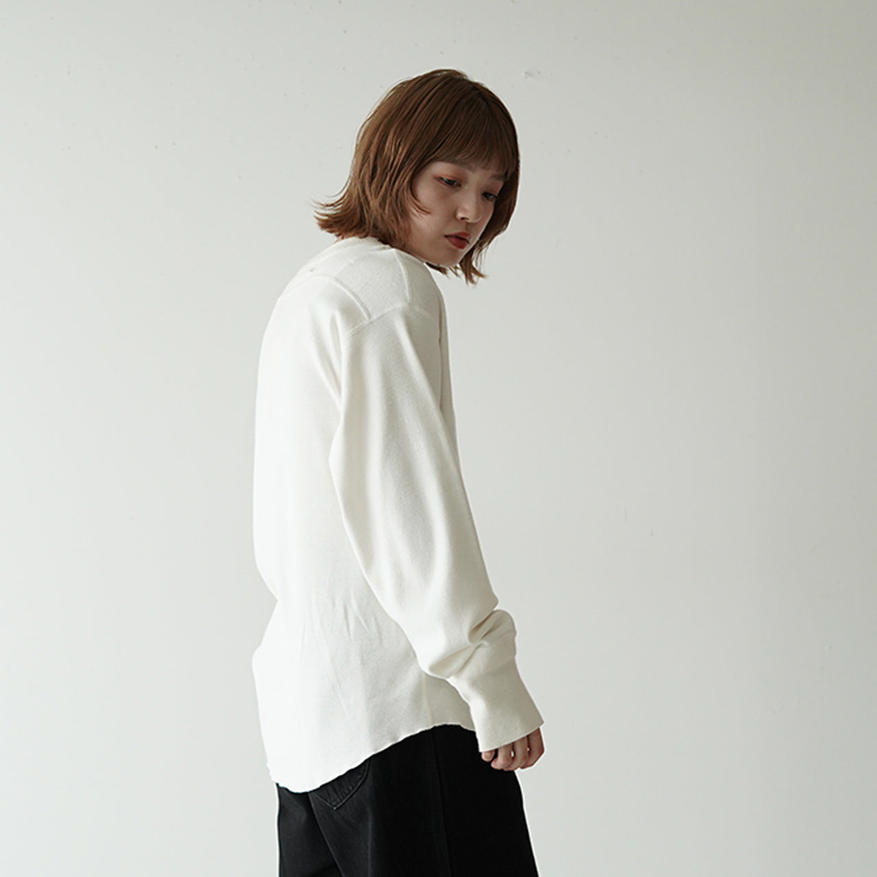 ミリタリー プルオーバー MILITARY PULLOVER 長袖 クルーネック カットソー Tシャツ 21SMSCU02