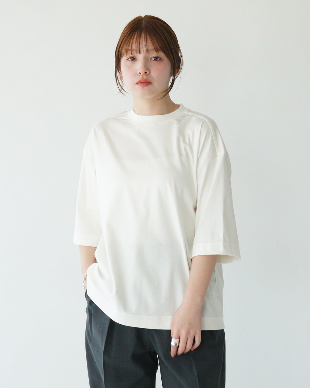 【SALE!30%OFF】ハーフスリーブ スマートTシャツ HALF SLEEVE SMART TEE クルーネック 半袖 カットソー 25SMSCU07