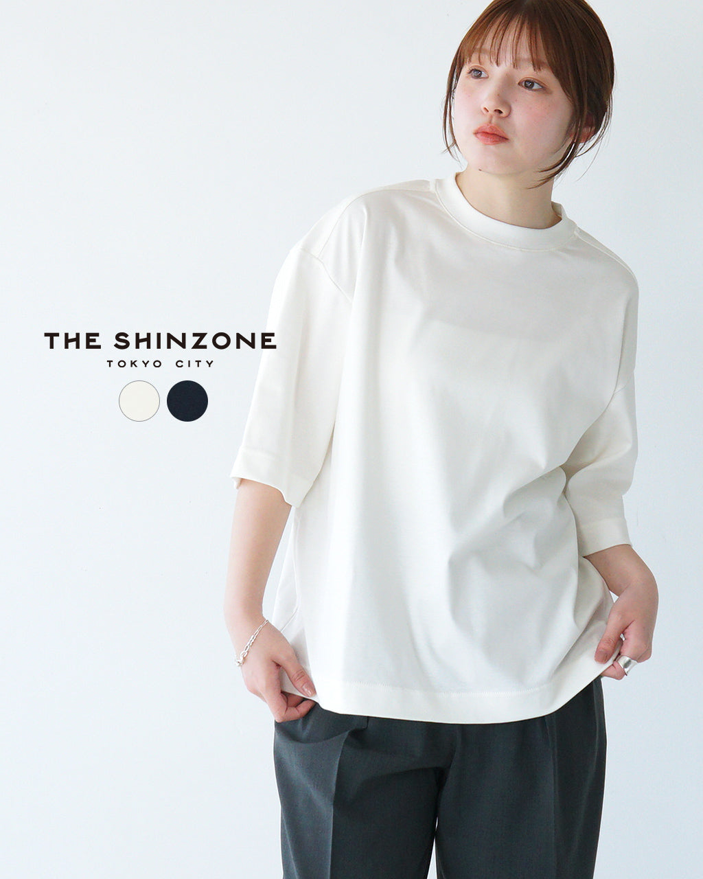 【SALE!30%OFF】ハーフスリーブ スマートTシャツ HALF SLEEVE SMART TEE クルーネック 半袖 カットソー 25SMSCU07
