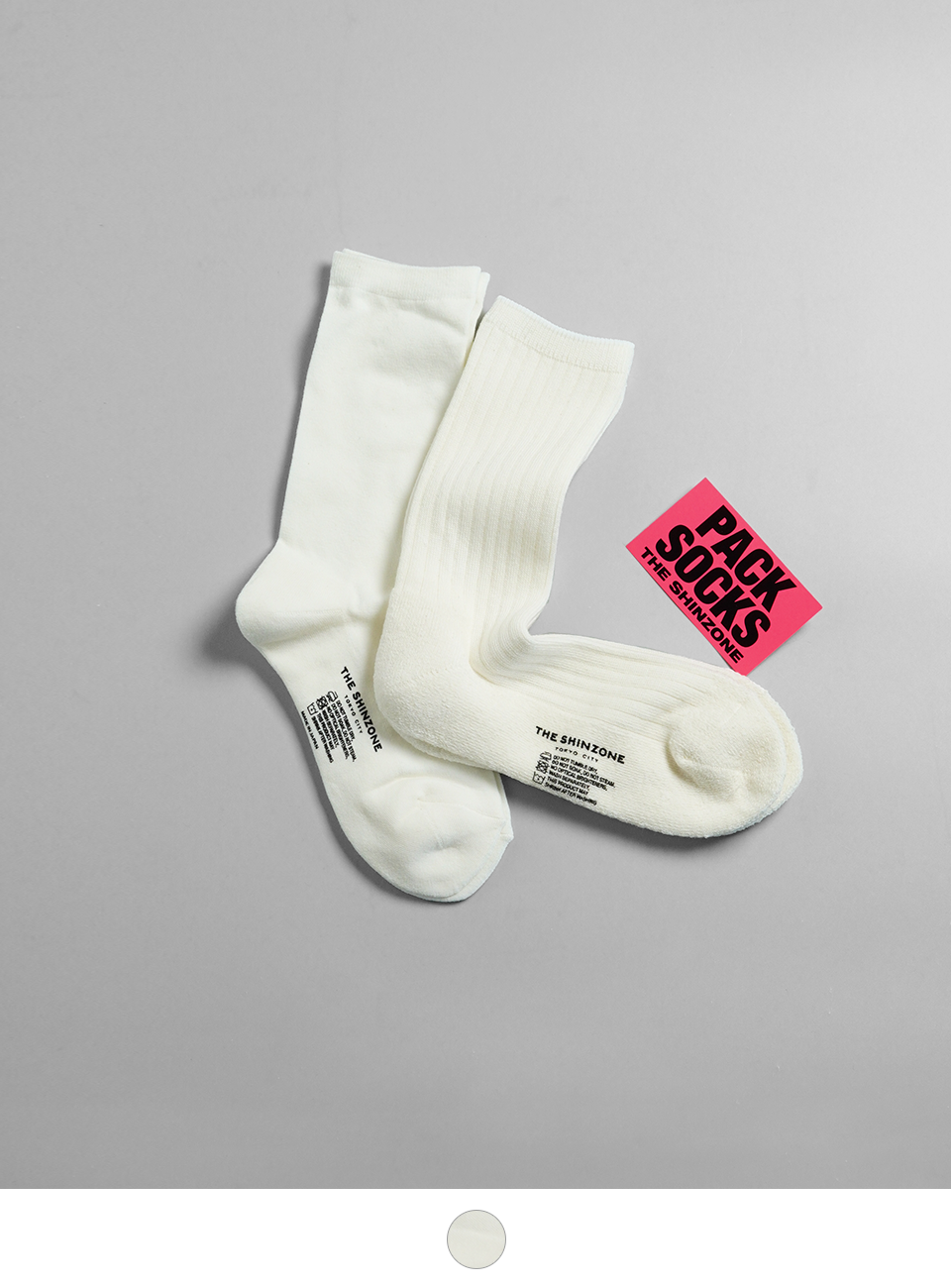 パック ソックス 靴下 PACK SOCKS 天竺編み リブ編み セット 21SMSIT01