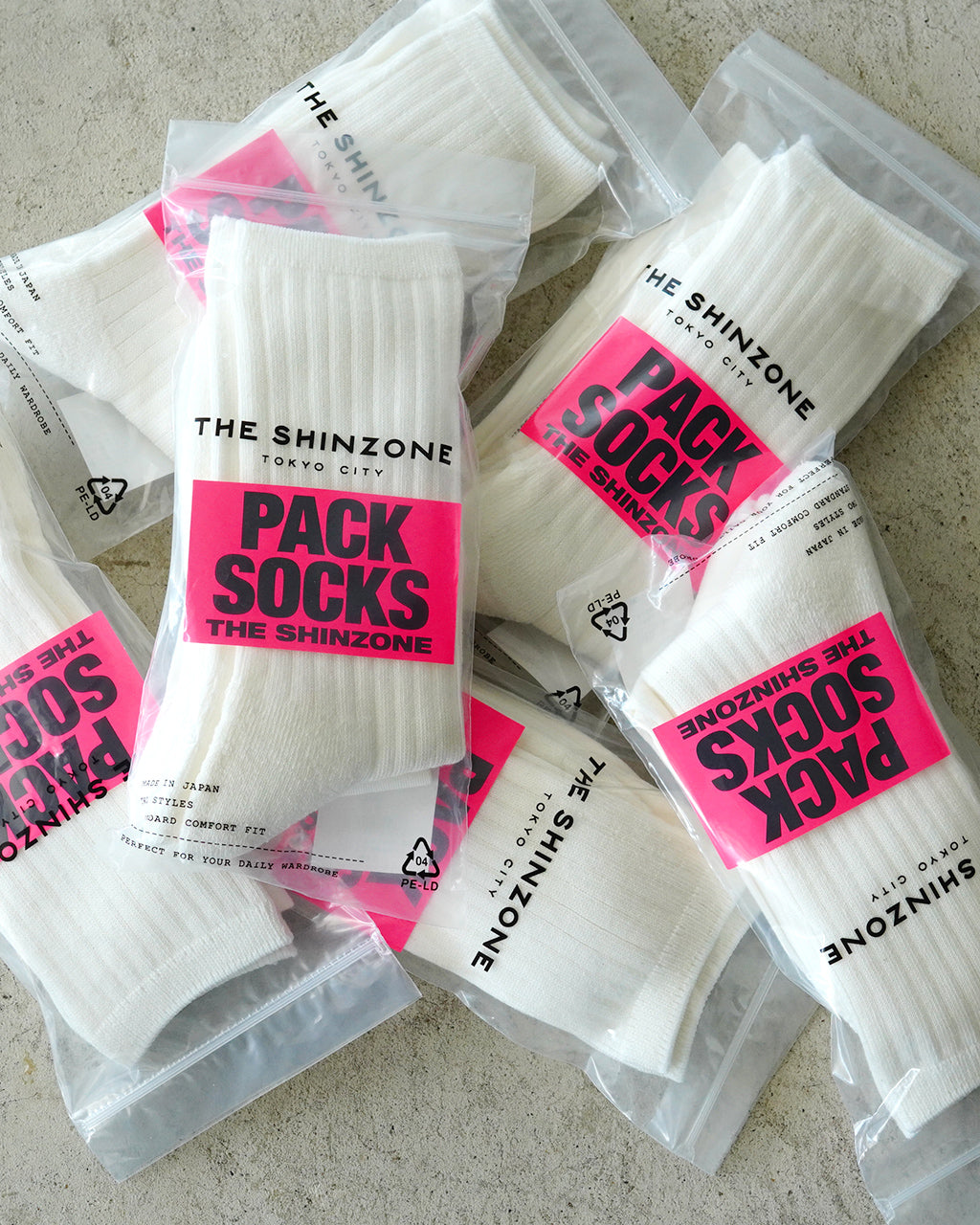 パック ソックス 靴下 PACK SOCKS 天竺編み リブ編み セット 21SMSIT01