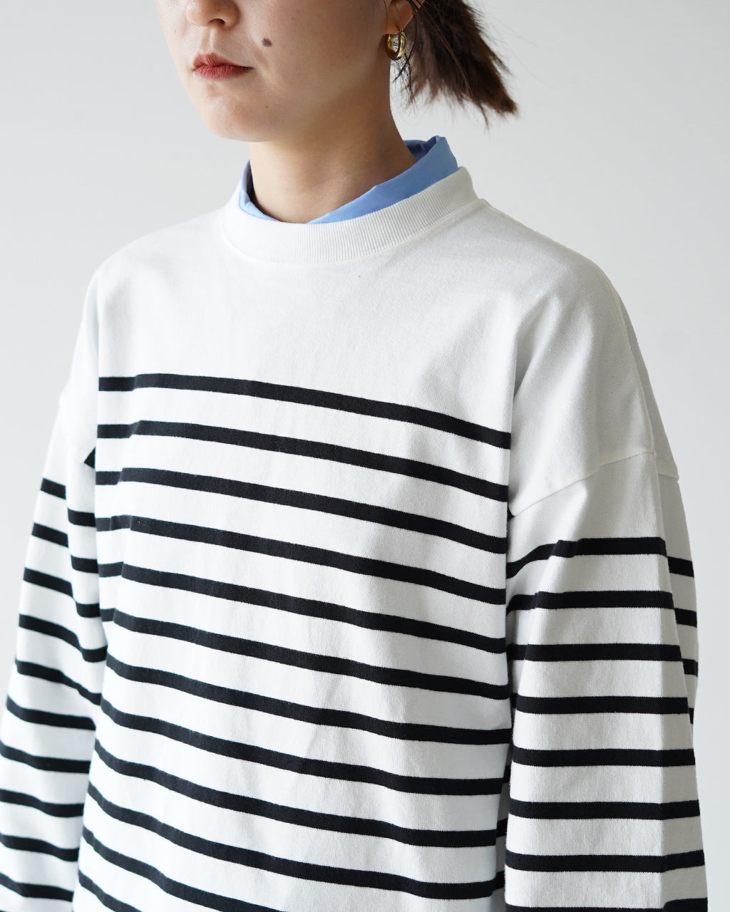 パネル ボーダー トップス PANEL BORDER TOP 22SMSCU03