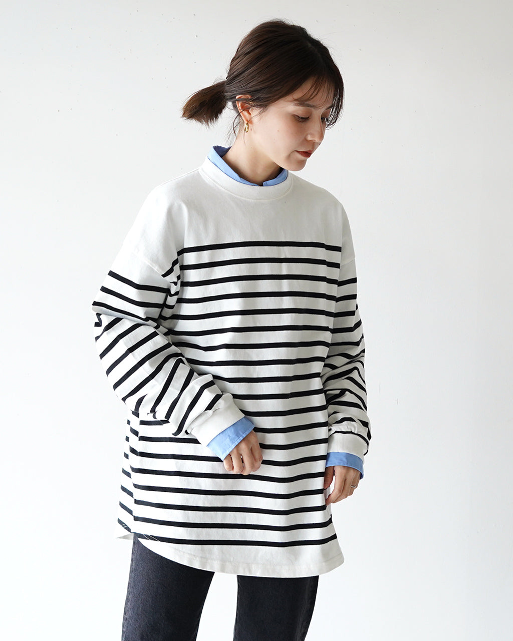 パネル ボーダー トップス PANEL BORDER TOP 22SMSCU03