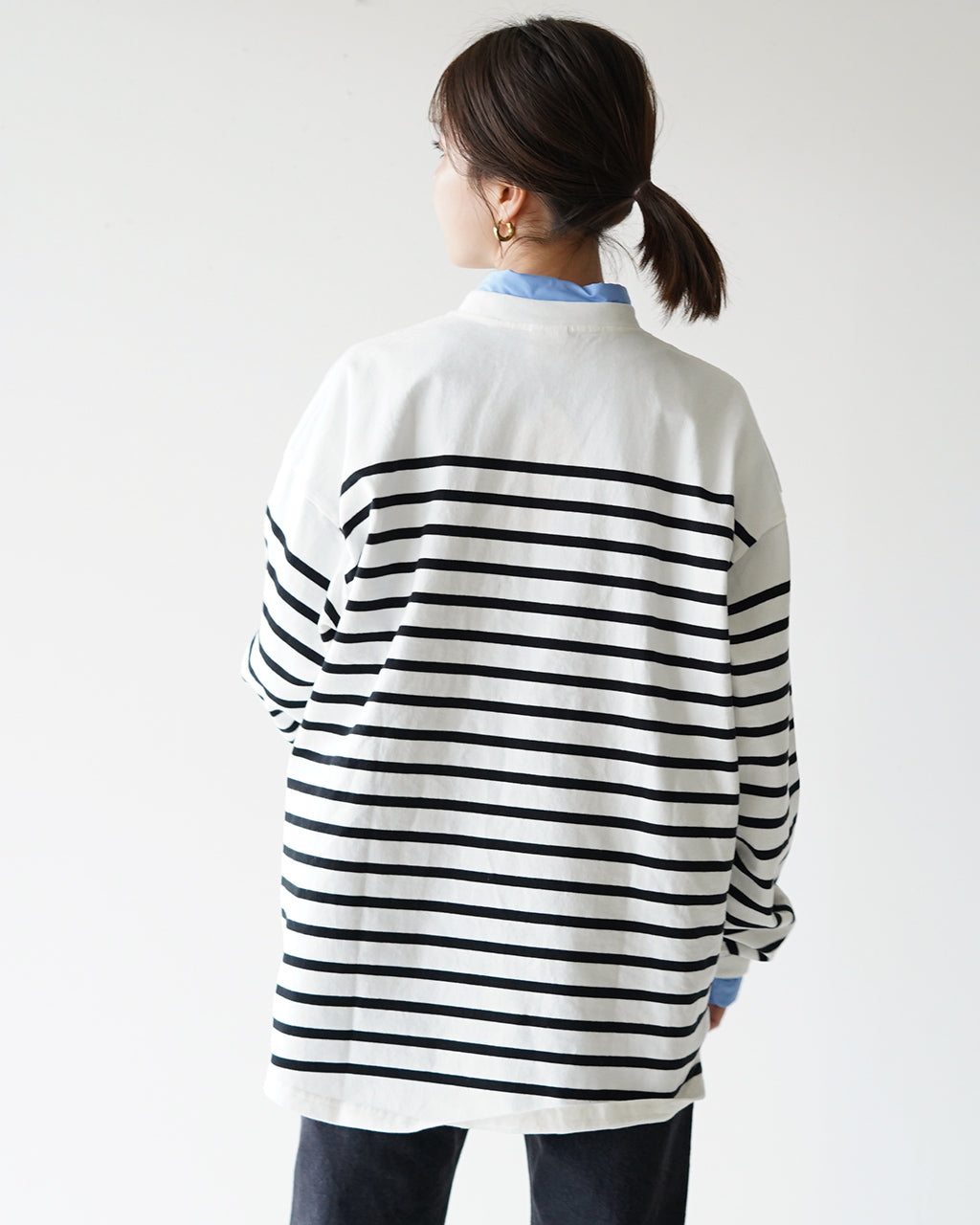 パネル ボーダー トップス PANEL BORDER TOP 22SMSCU03