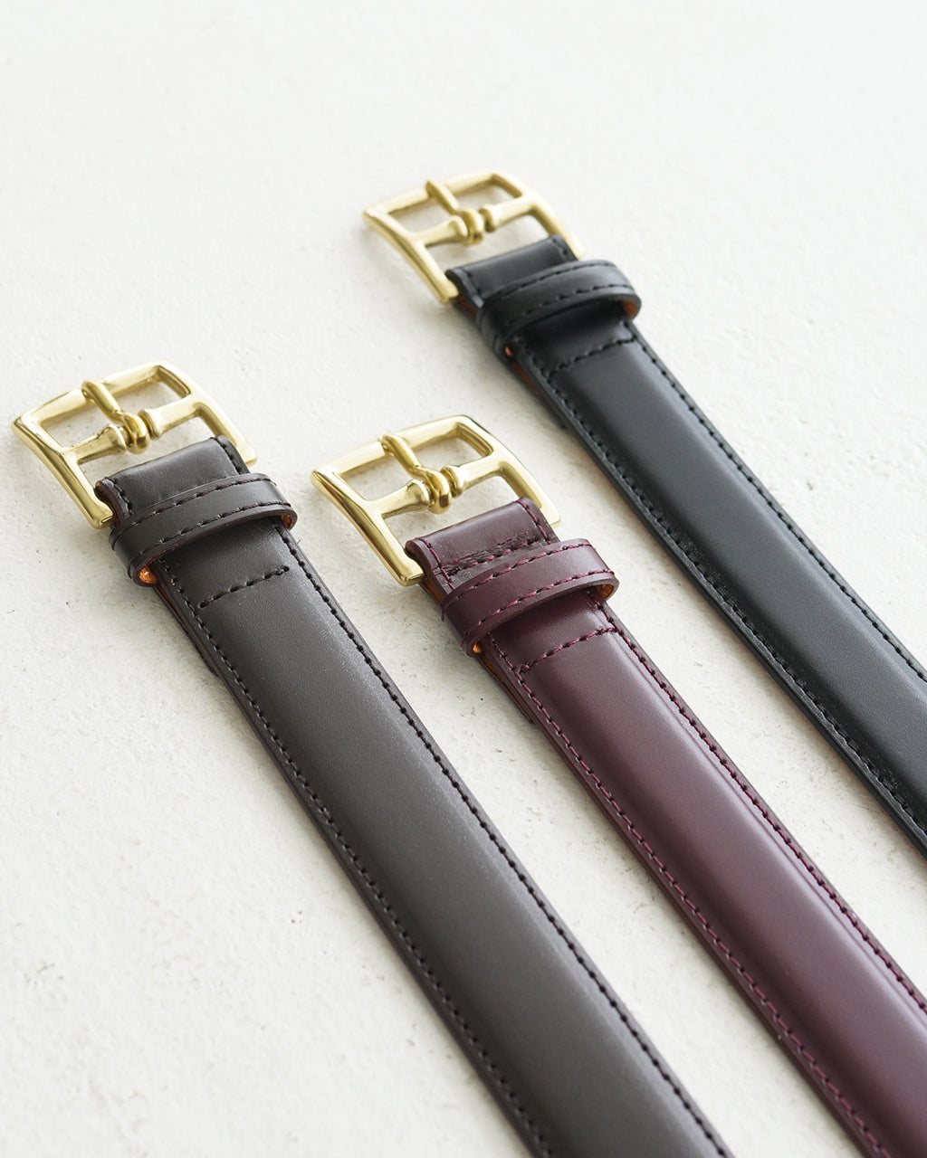 THE SHINZONE シンゾーン プランプ ベルト PLUMP BELT 本革 スクエアバックル 23AMSIT06【送料無料】