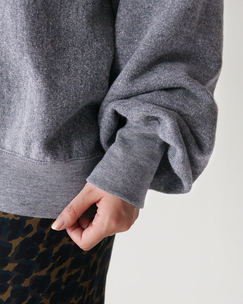 スウェット シャツ COTTON WOOL SWEATSHIRT コットン ウール プルオーバー 24AMSCU10 1110
