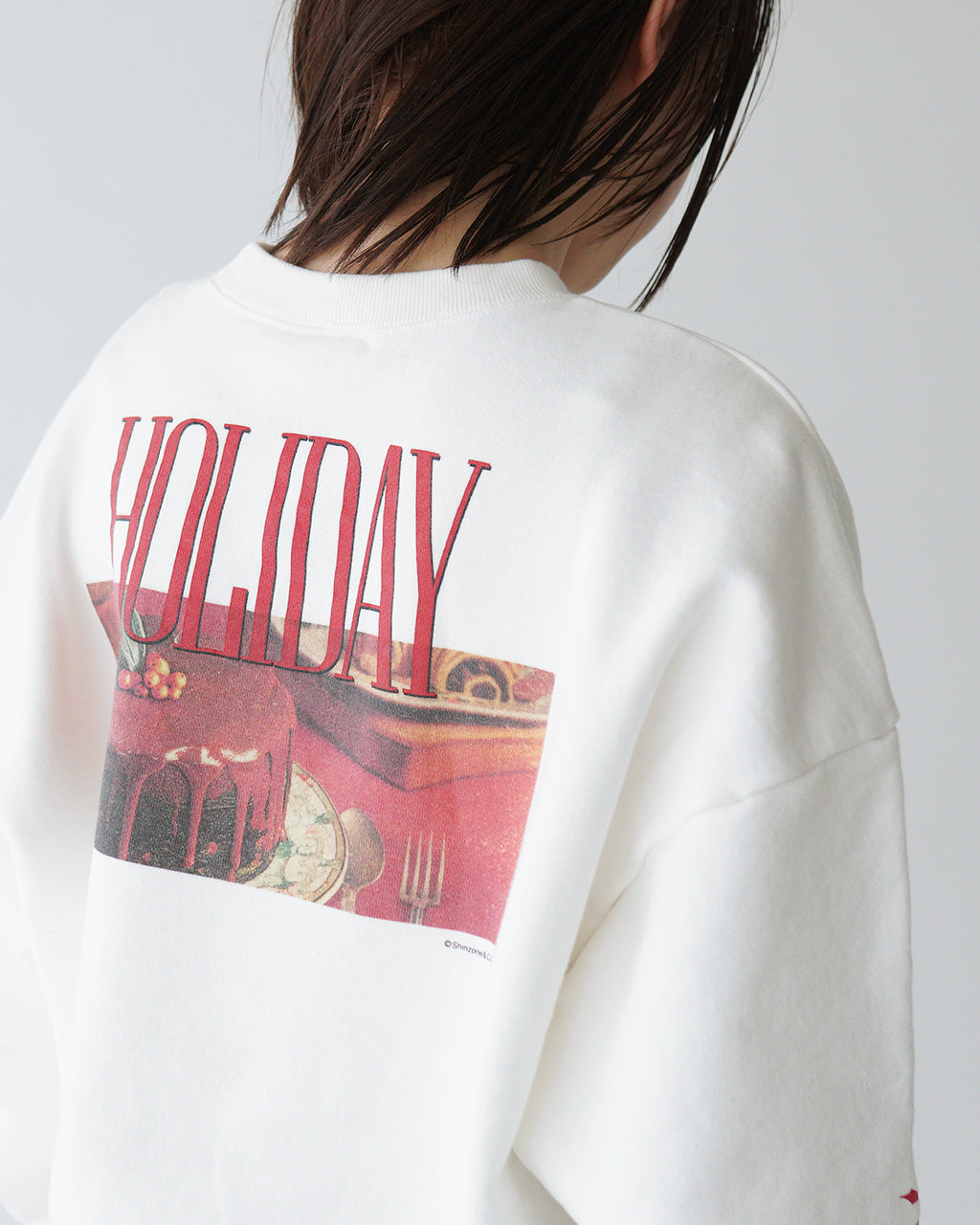 【アウトレット!30%OFF】THE SHINZONE シンゾーン プリントスウェットシャツ HOLIDAY SWEAT SHIRT クルーネック トレーナー 24AMSCU14【送料無料】
