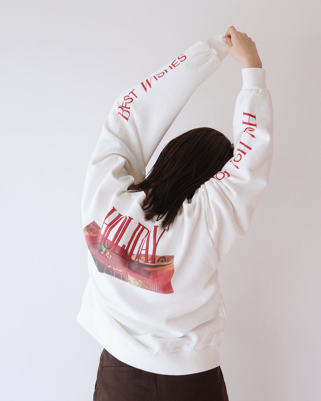 【アウトレット!30%OFF】THE SHINZONE シンゾーン プリントスウェットシャツ HOLIDAY SWEAT SHIRT クルーネック トレーナー 24AMSCU14【送料無料】