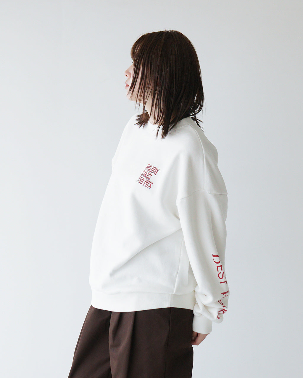 【アウトレット!30%OFF】THE SHINZONE シンゾーン プリントスウェットシャツ HOLIDAY SWEAT SHIRT クルーネック トレーナー 24AMSCU14【送料無料】
