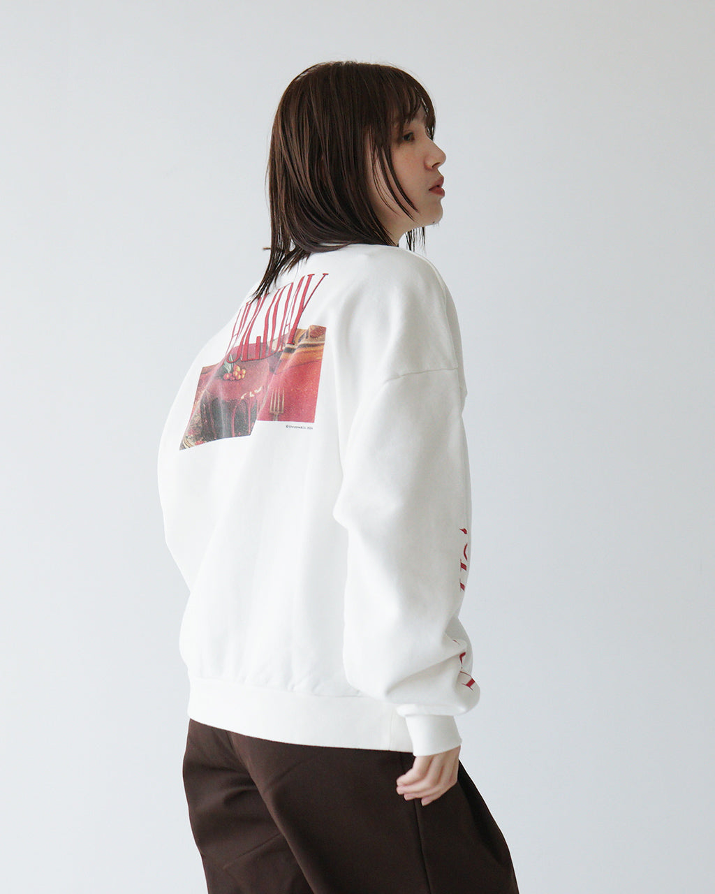 【アウトレット!30%OFF】THE SHINZONE シンゾーン プリントスウェットシャツ HOLIDAY SWEAT SHIRT クルーネック トレーナー 24AMSCU14【送料無料】