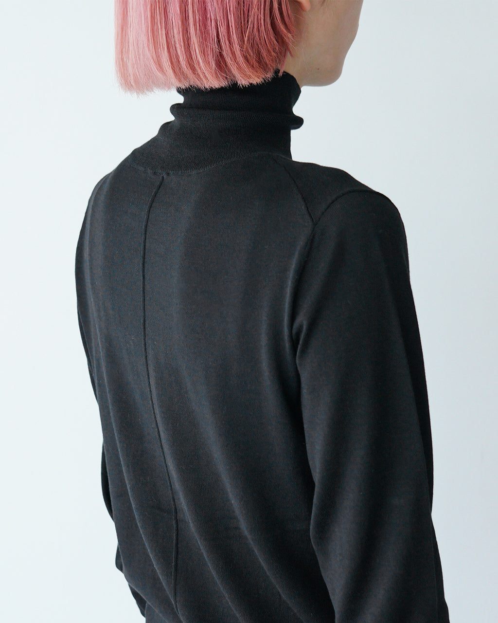 ハイネックニット レディース COTTON SILK HIGH NECK KNIT コットン シルク 24AMSNI10