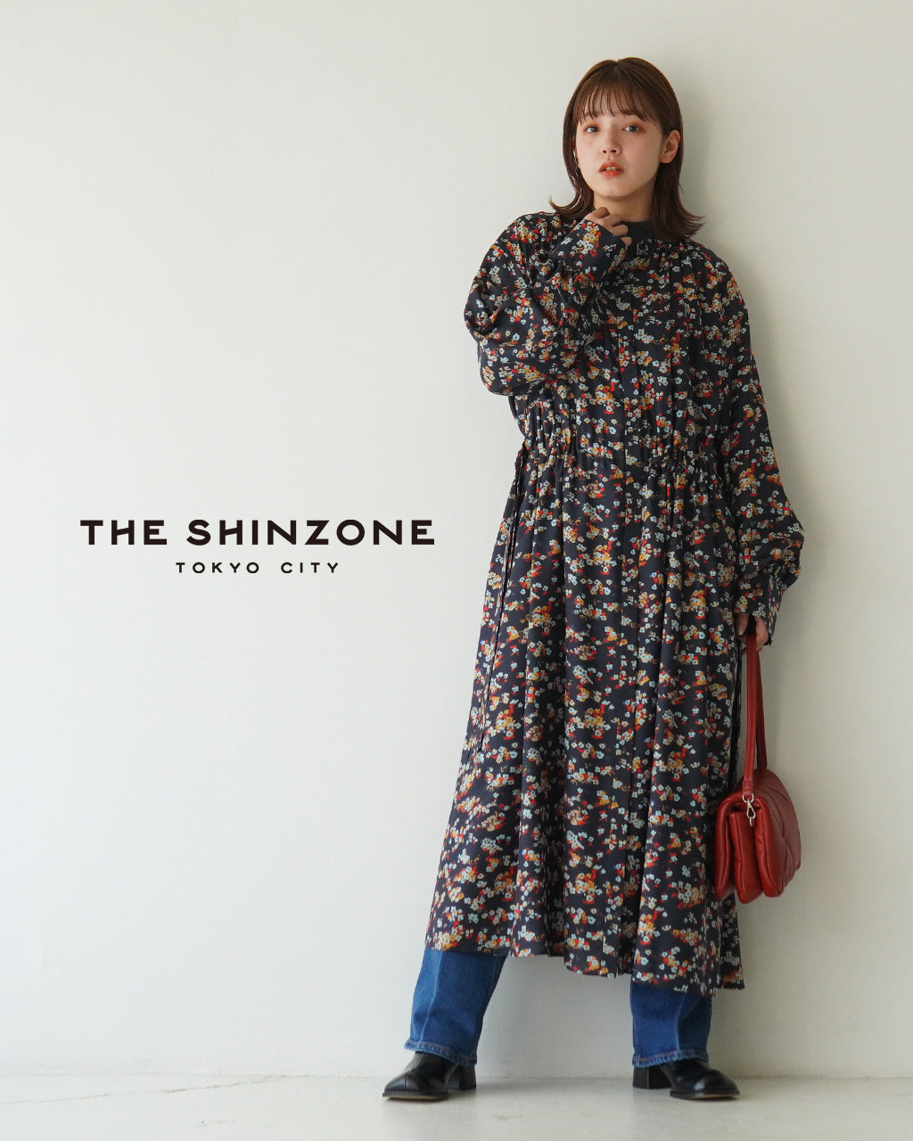 合計3万円以上購入で20%OFFクーポン！／THE SHINZONE シンゾーン ワンピース 花柄 プリント ALYSSUM PRINTE