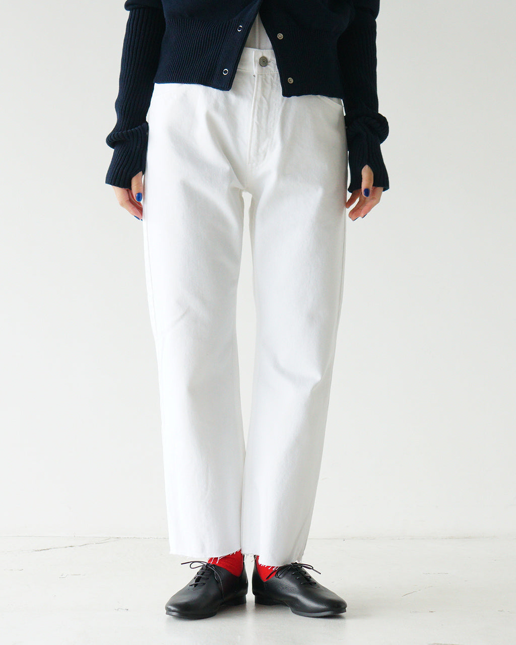 THE SHINZONE 신존 컷오프 데님 CUTOFF DENIM 팬츠 청바지 24 AMSPA04 【무료우송】