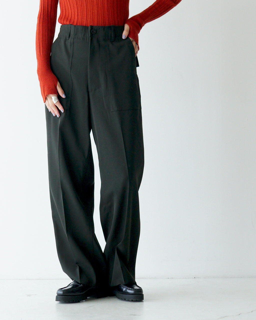 ベイカーパンツ BAKER PANTS TYPE-3 ミリタリー センタープレス 24AMSPA09