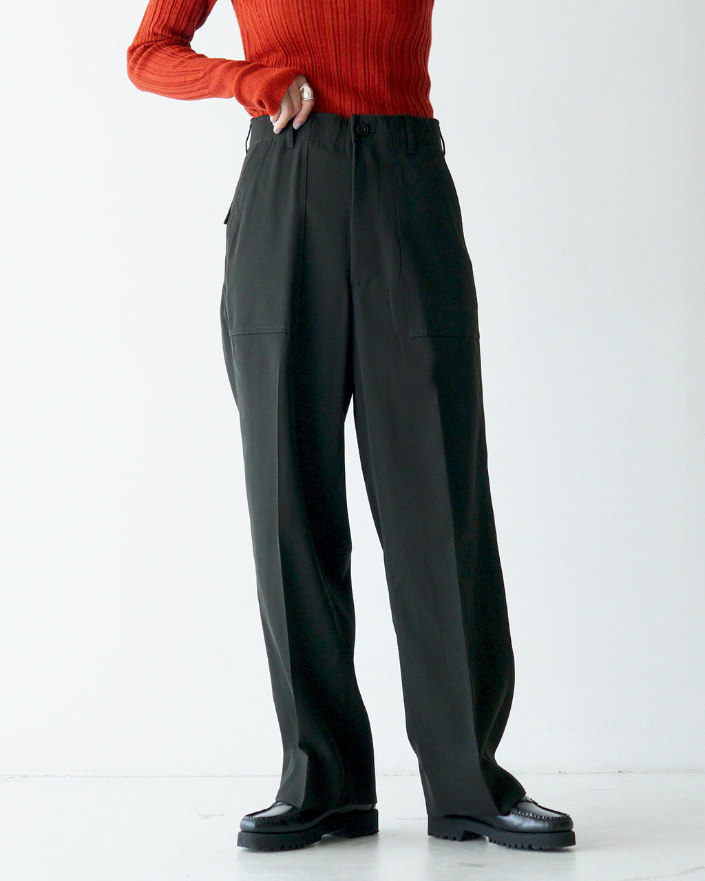 ベイカーパンツ BAKER PANTS TYPE-3 ミリタリー センタープレス 24AMSPA09