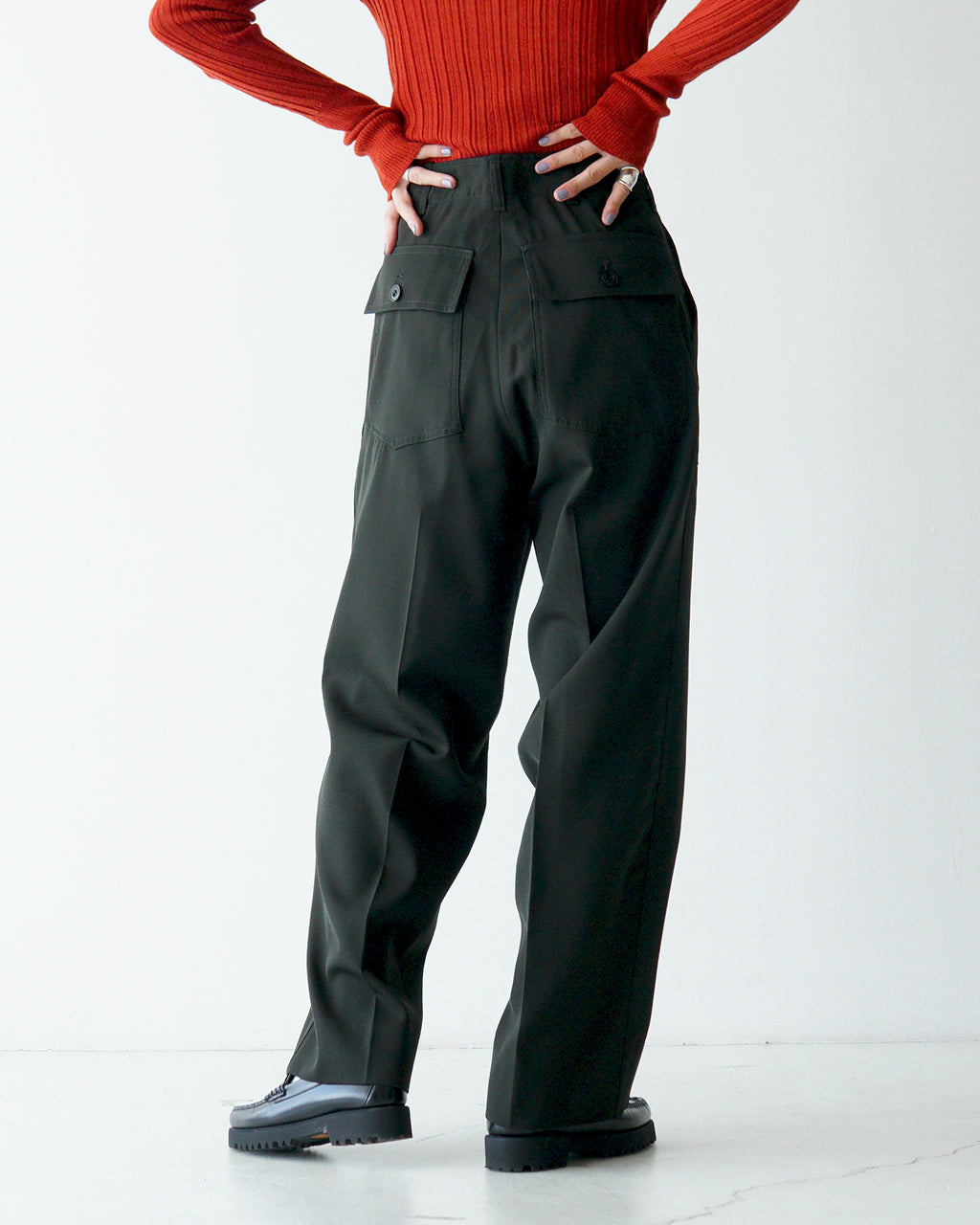 ベイカーパンツ BAKER PANTS TYPE-3 ミリタリー センタープレス 24AMSPA09