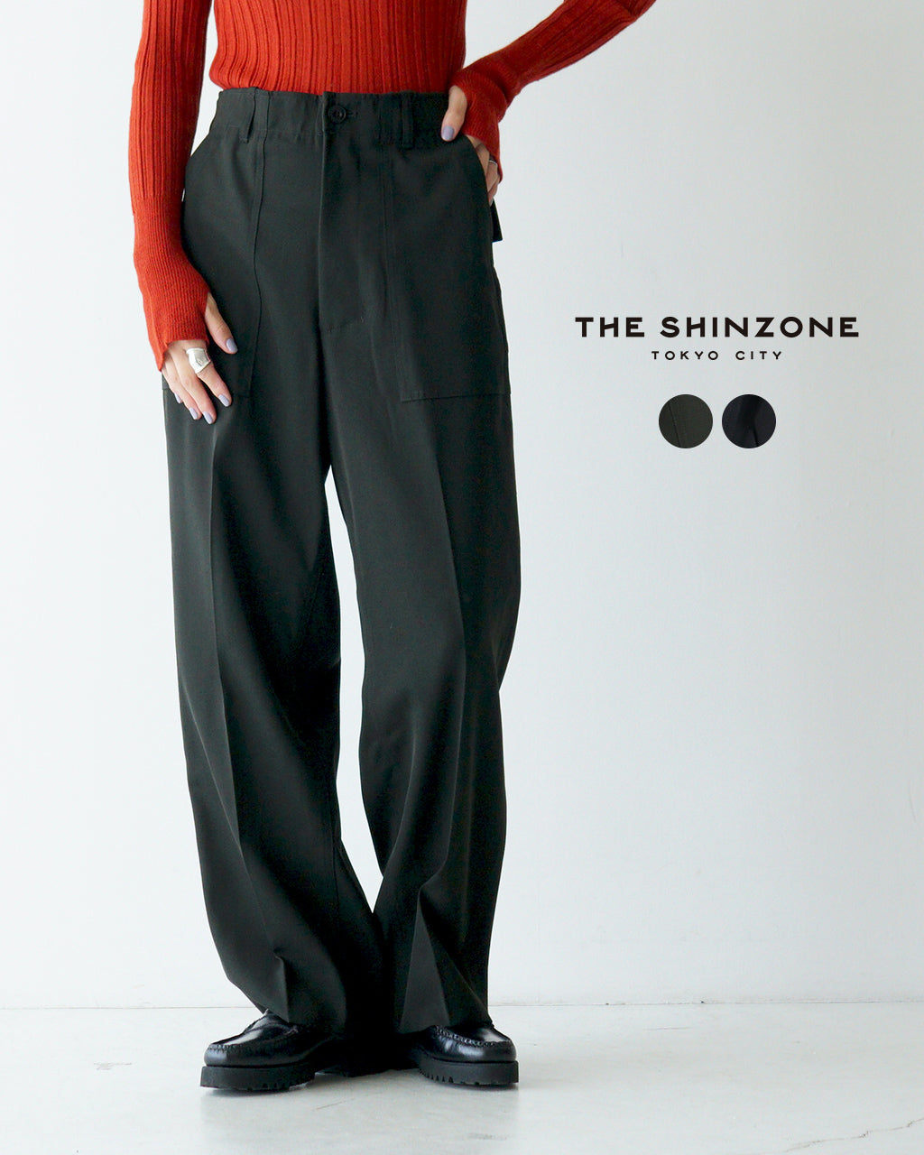 THE SHINZONE ベイカーパンツ BAKER PANTS TYPE-3 ミリタリー センター  