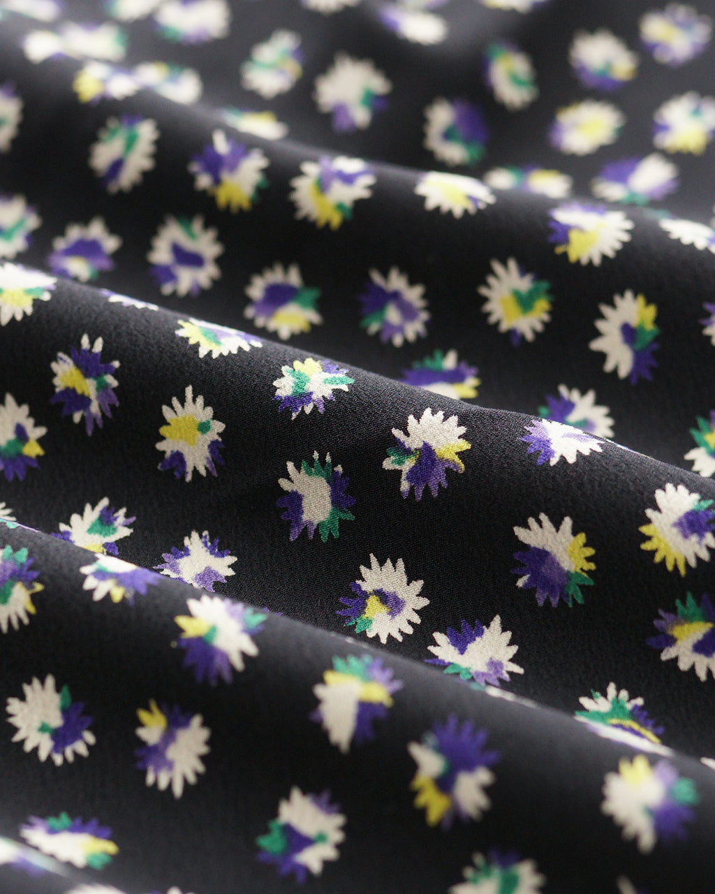 THE SHINZONE 신존 조젯 랩풍 스커트 SPARKLE PRINTED SKIRT 타이트롱 스커트 24 AMSSK06【무료우송】