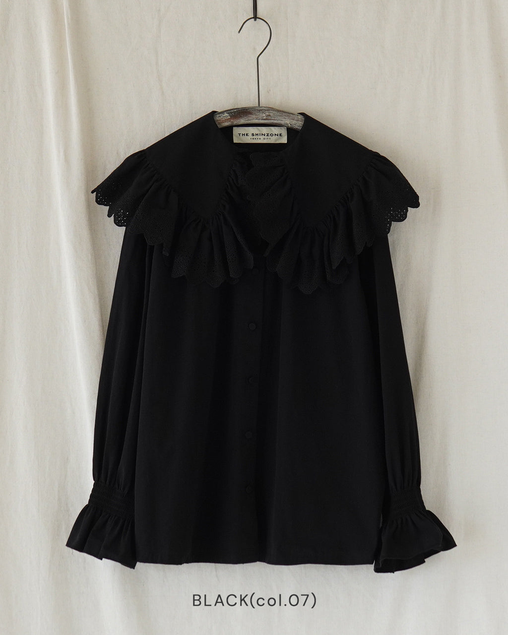 THE SHINZONE LACE COLLAR BLOUSE 25AMSBL02