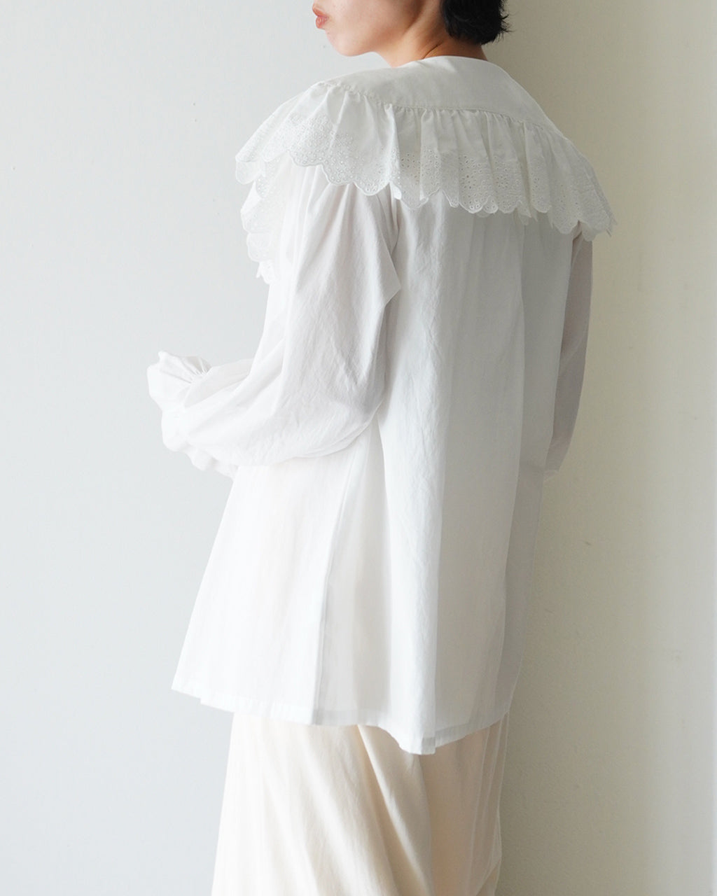 THE SHINZONE LACE COLLAR BLOUSE 25AMSBL02