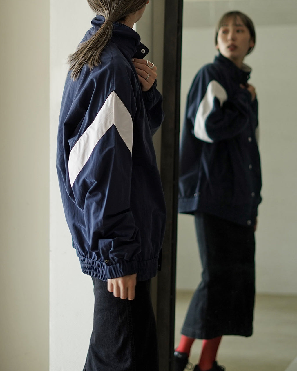 THE SHINZONE BICOLOR TRACK JACKET 25AMSJK04