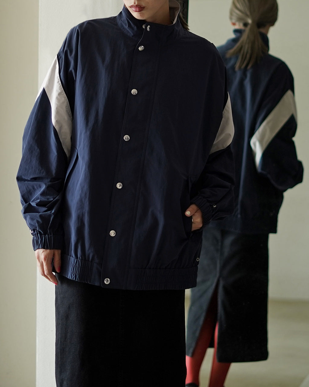THE SHINZONE BICOLOR TRACK JACKET 25AMSJK04