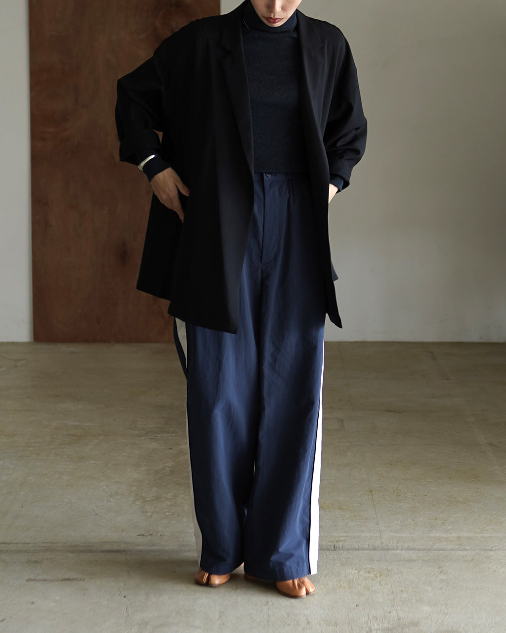 THE SHINZONE BICOLOR TRACK PANTS 25AMSPA06