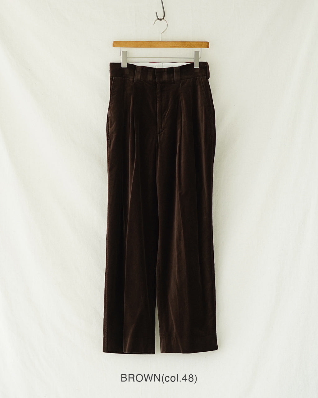 ORGANIC VELVET TOMBOY PANTS 25AMSPA07