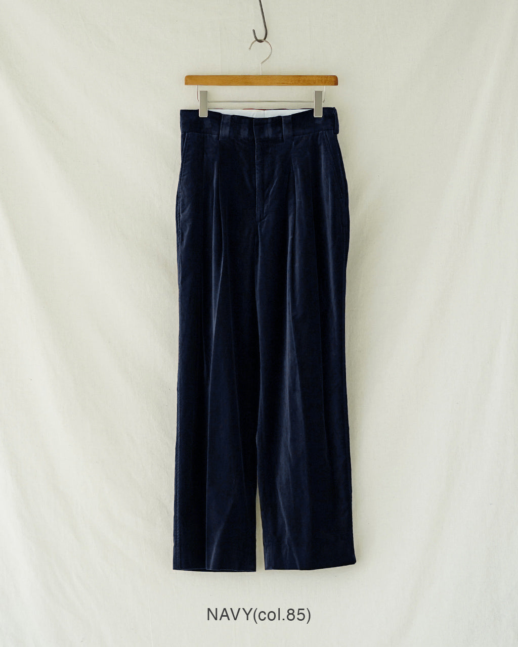 ORGANIC VELVET TOMBOY PANTS 25AMSPA07