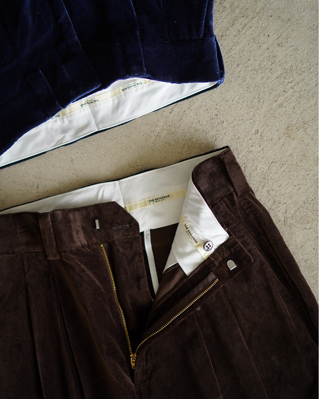 ORGANIC VELVET TOMBOY PANTS 25AMSPA07