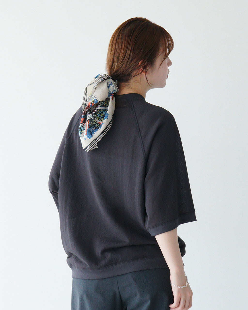 THE SHINZONE シンゾーン シアー ハーフスリーブ Tシャツ 夏トップス SHEER HALF SLEEVES SWEATSHIRT クルーネック プルオーバー 25MMSCU08【送料無料】
