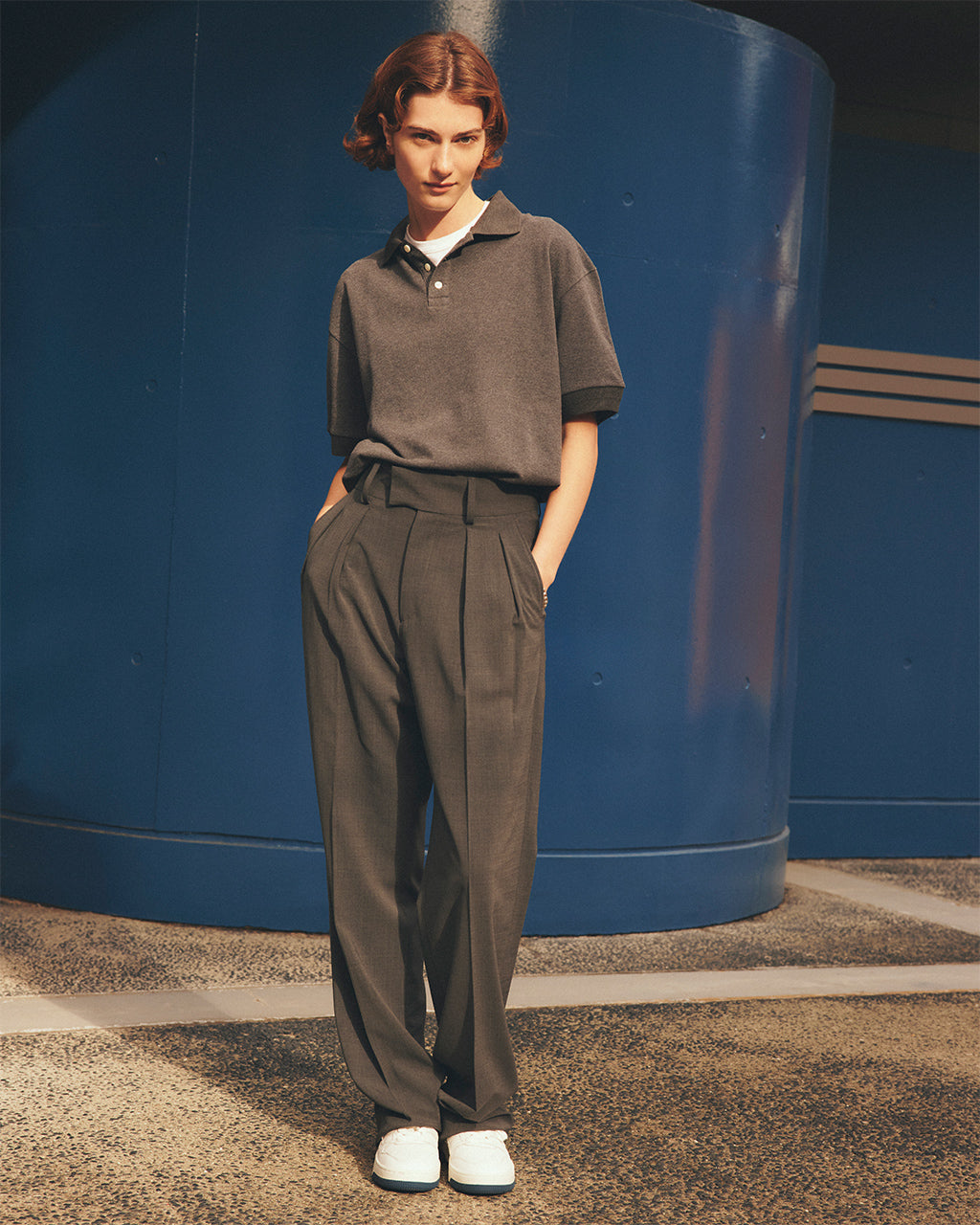 THE SHINZONE シンゾーン サマーウールパンツ JOSE TROUSERS タックパンツ ウォッシャブル フルレングス 25MMSPA05【送料無料】
