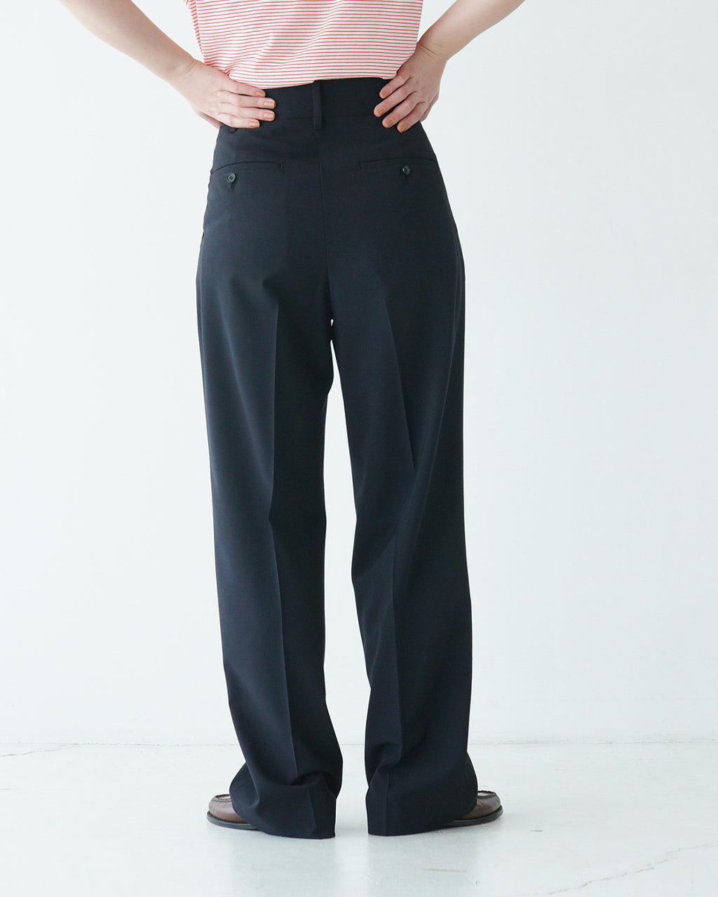 THE SHINZONE シンゾーン サマーウールパンツ JOSE TROUSERS タックパンツ ウォッシャブル フルレングス 25MMSPA05【送料無料】
