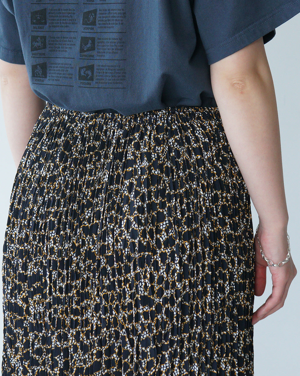 【アウトレット!30%OFF】THE SHINZONE シンゾーン ポルトプリントスカート PORTO PRINT SKIRT ロングスカート プリーツ プリント ペチコート付 25MMSSK03【送料無料】