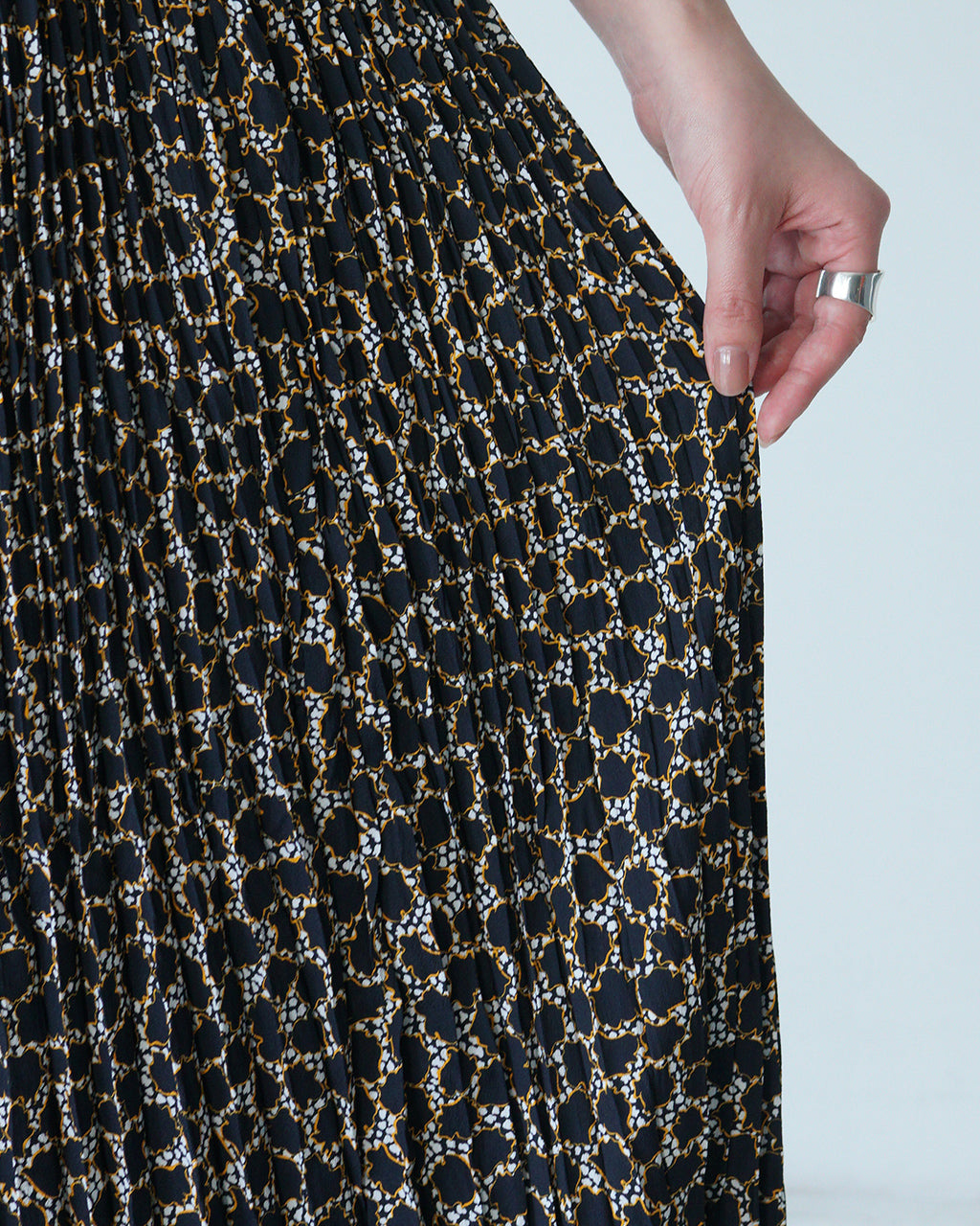 【アウトレット!30%OFF】THE SHINZONE シンゾーン ポルトプリントスカート PORTO PRINT SKIRT ロングスカート プリーツ プリント ペチコート付 25MMSSK03【送料無料】
