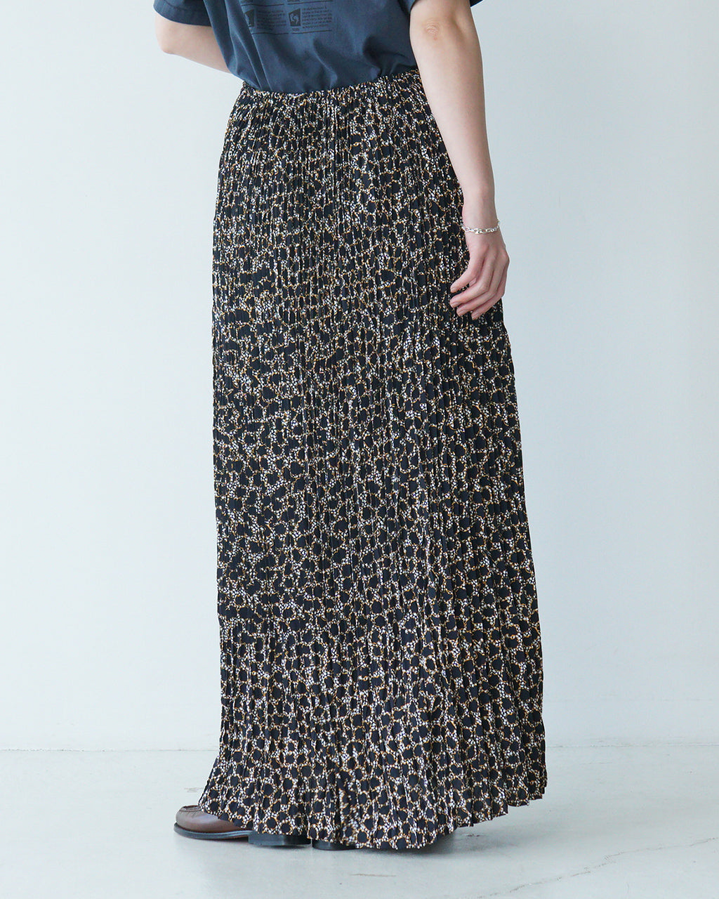 【アウトレット!30%OFF】THE SHINZONE シンゾーン ポルトプリントスカート PORTO PRINT SKIRT ロングスカート プリーツ プリント ペチコート付 25MMSSK03【送料無料】