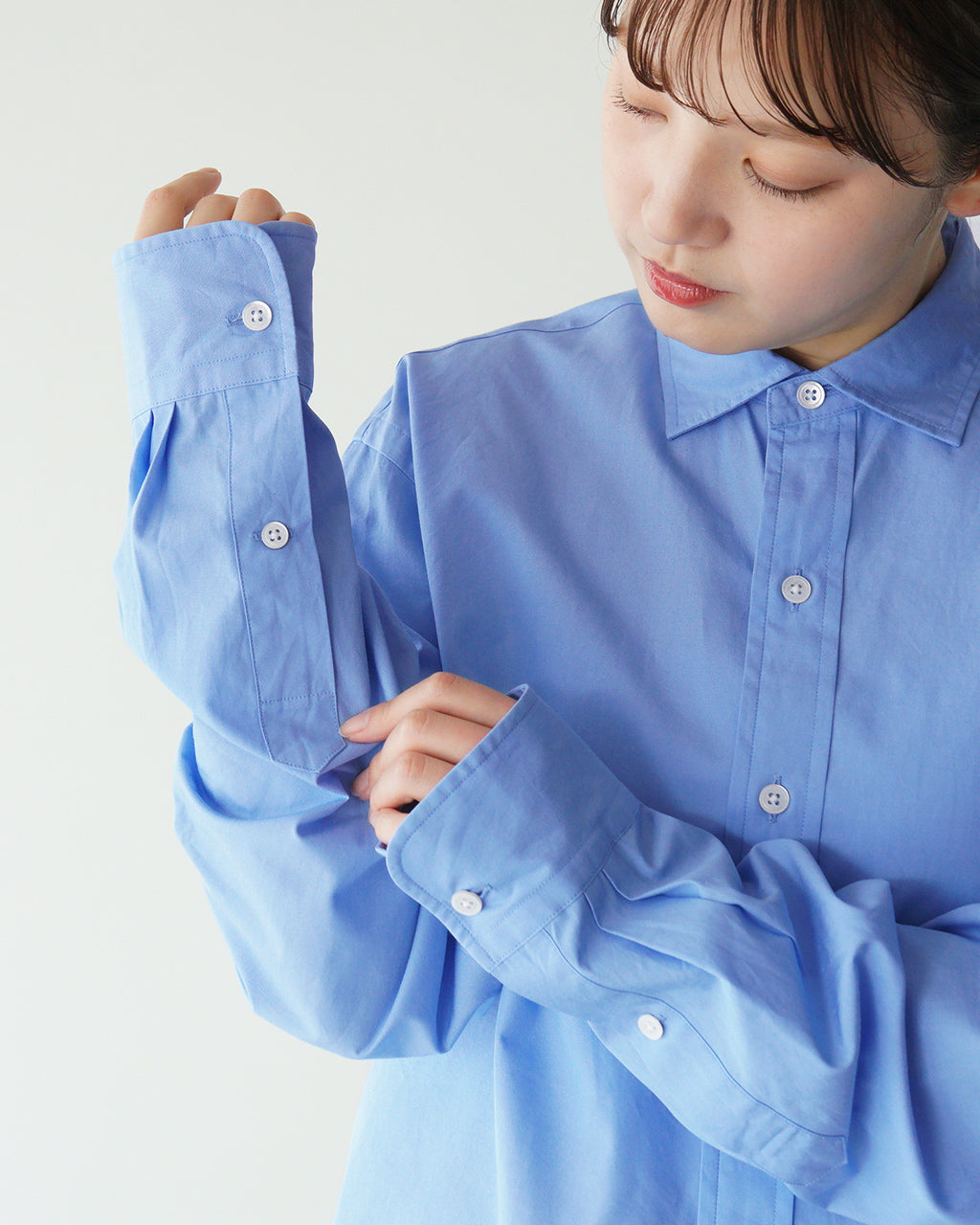 ショートペックシャツ SHORT PECK SHIRT コットン100% ワイドスプレッド襟 シンプル 日本製 25SMSBL12