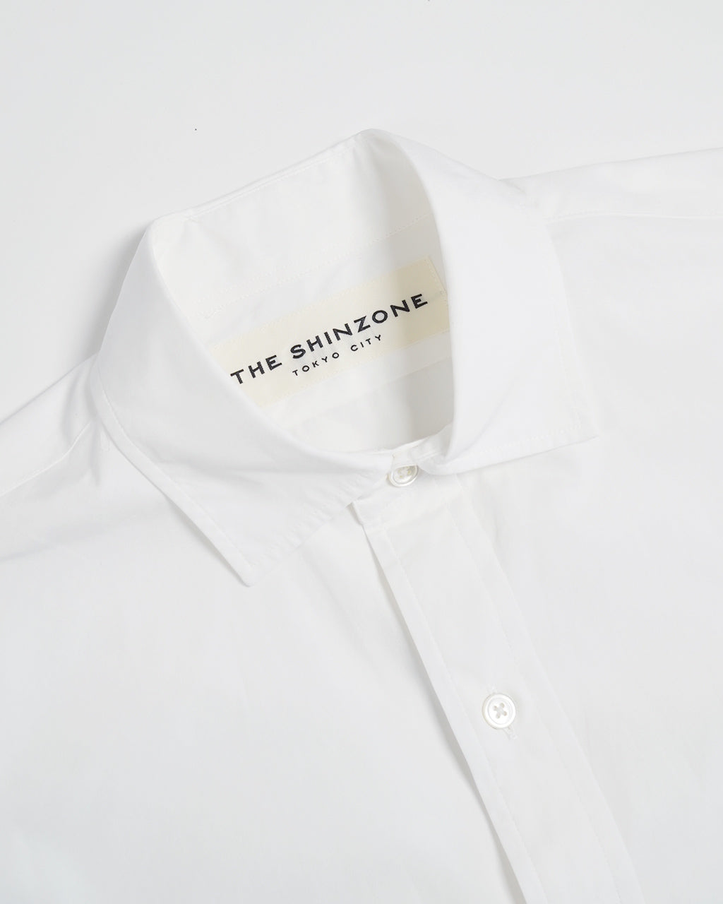 ショートペックシャツ SHORT PECK SHIRT コットン100% ワイドスプレッド襟 シンプル 日本製 25SMSBL12