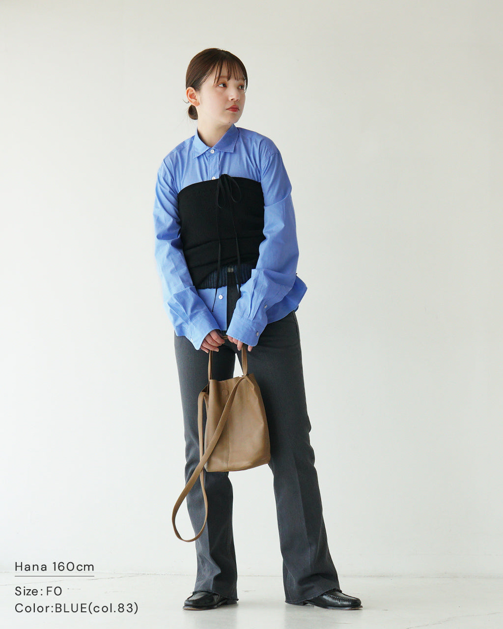 ショートペックシャツ SHORT PECK SHIRT コットン100% ワイドスプレッド襟 シンプル 日本製 25SMSBL12