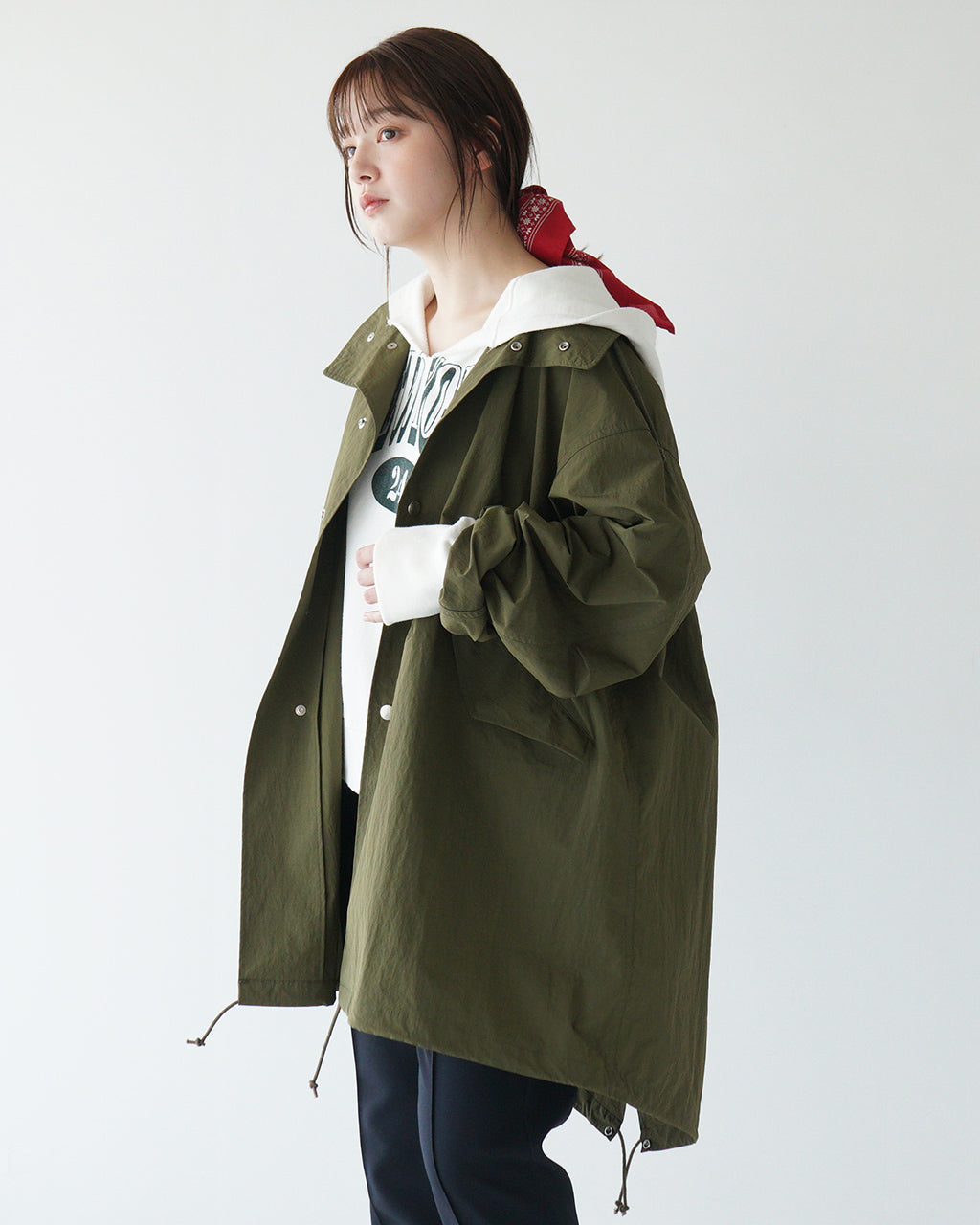ライト モッズコート LIGHT MODS COAT アウター スタンドカラー ハイネック 25SMSCO03