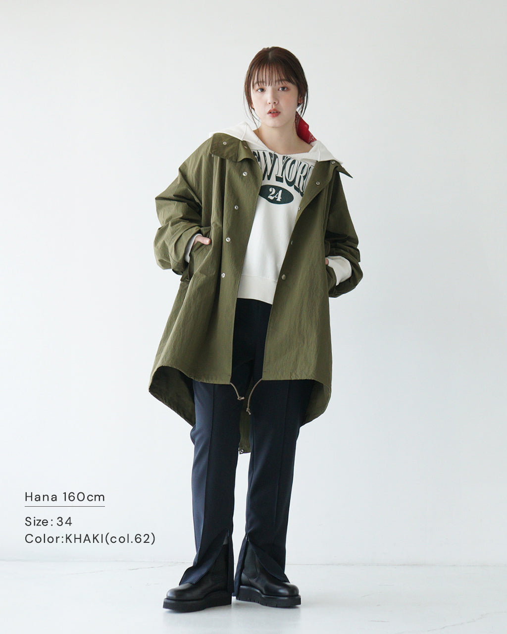 ライト モッズコート LIGHT MODS COAT アウター スタンドカラー ハイネック 25SMSCO03