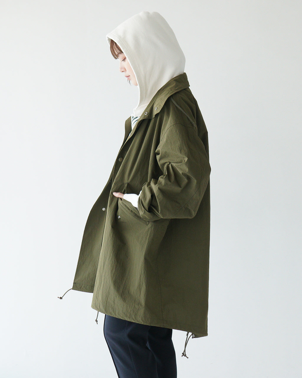 ライト モッズコート LIGHT MODS COAT アウター スタンドカラー ハイネック 25SMSCO03
