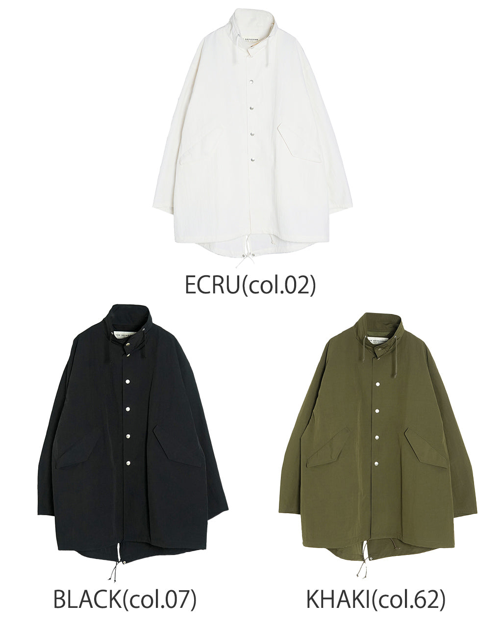 ライト モッズコート LIGHT MODS COAT アウター スタンドカラー ハイネック 25SMSCO03