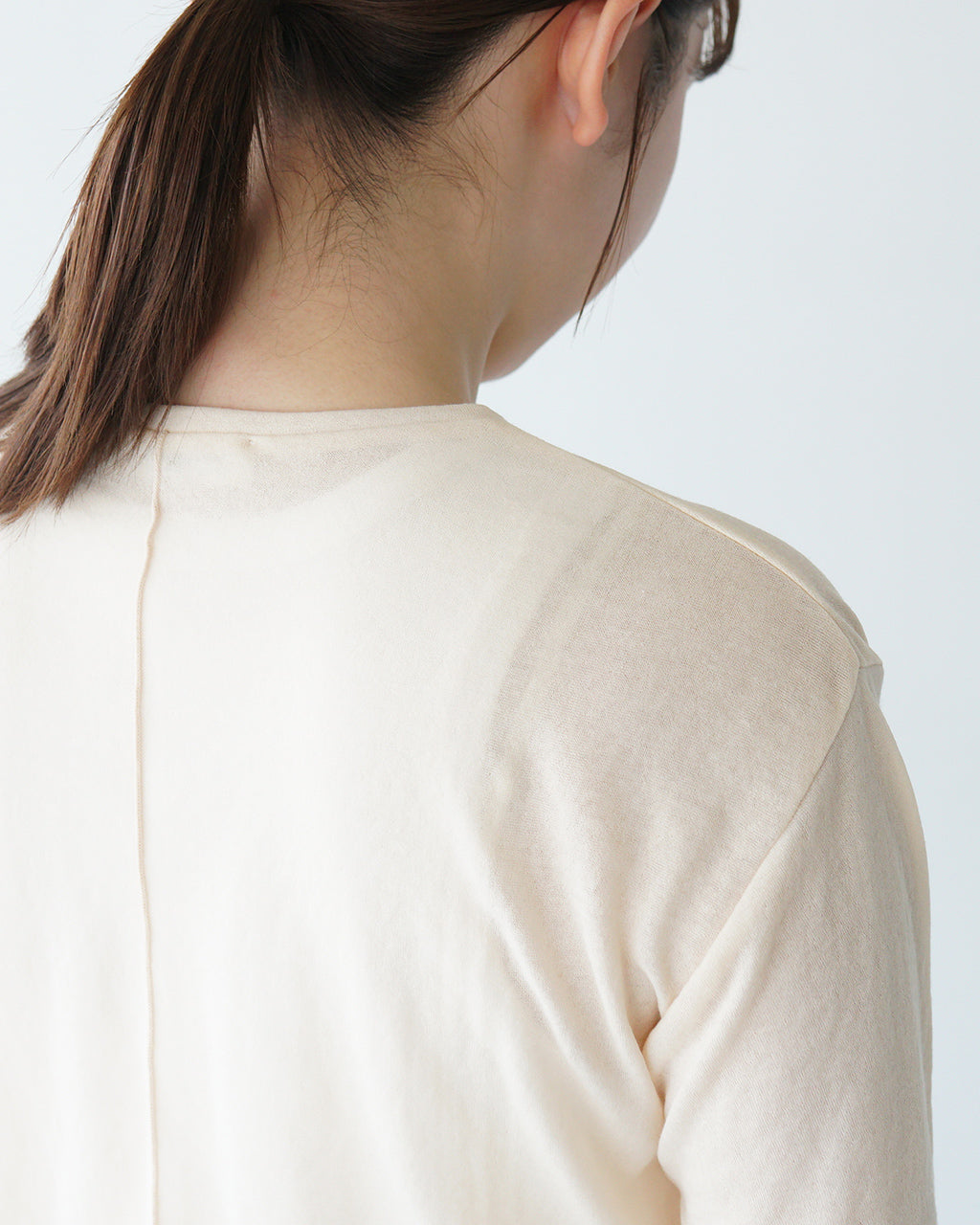 \早得24時間限定ポイント10倍/THE SHINZONE シンゾーン シアーガーゼ 長袖Tシャツ SHEER GAUZE LONG SLEEVE TEE レイヤード カットソー インナートップス ストレッチ 日本製 25SMSCU02 【送料無料】
